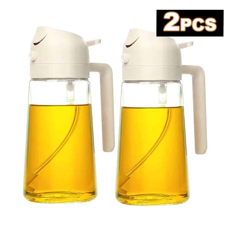 200/300/500ML Spray for Oil Spray Oil Sprayer Kitchen Nebulizer Dispenser BBQ Cooking Olive Diffuser Airfryer Olive Oil Sprayer