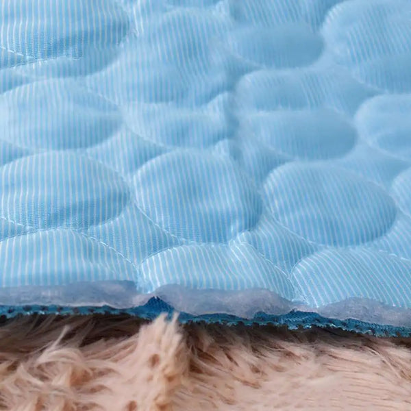 Cooling Dog Mat Summer Pad Mat For Dogs Cat Ice Silk Blanket Sofa Breathable Pet Dog Bed Summer Washable For Small Large Dog Cat
