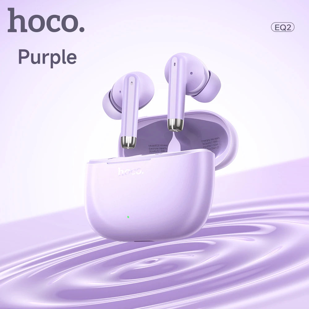 Choice HOCO EQ2 Wireless Bluetooth 5.3 Earphones Gaming Low Latency Dual Mode Music Earbuds Sports In-Ear Headset With Mic