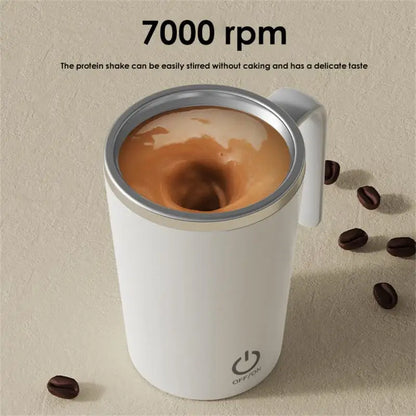 Automatic Stirring Cup Mug Water Coffee Tea Cup Electric Stirring Stainless Steel Rotating Magnetic Home Drinking Tools