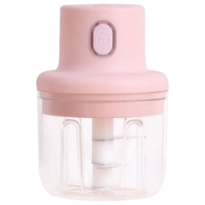 Electric Garlic Chopper Mini Portable Veggie Chopper USB Onion Chopper Garlic Masher Machine for Garlic Ginger Chili Fruit