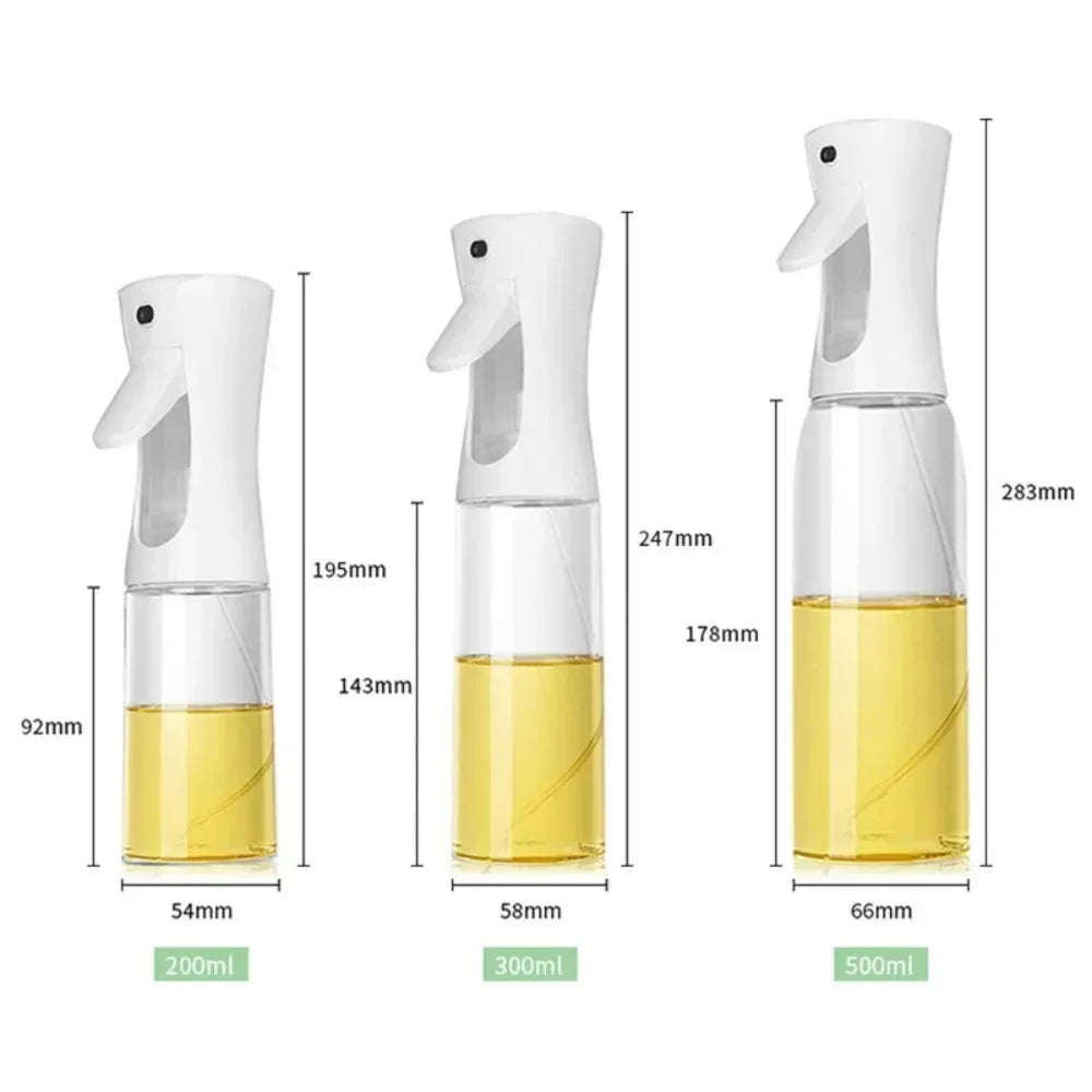 200/300/500ML Spray for Oil Spray Oil Sprayer Kitchen Nebulizer Dispenser BBQ Cooking Olive Diffuser Airfryer Olive Oil Sprayer