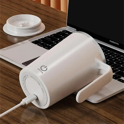 Automatic Stirring Cup Mug Water Coffee Tea Cup Electric Stirring Stainless Steel Rotating Magnetic Home Drinking Tools